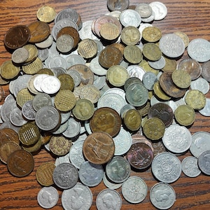 Colección de monedas antiguas inglesas, varias monedas Pence auténticas de los años 1940 a 1960, tesoro numismático británico de Isabel II, moneda antigua de regalo
