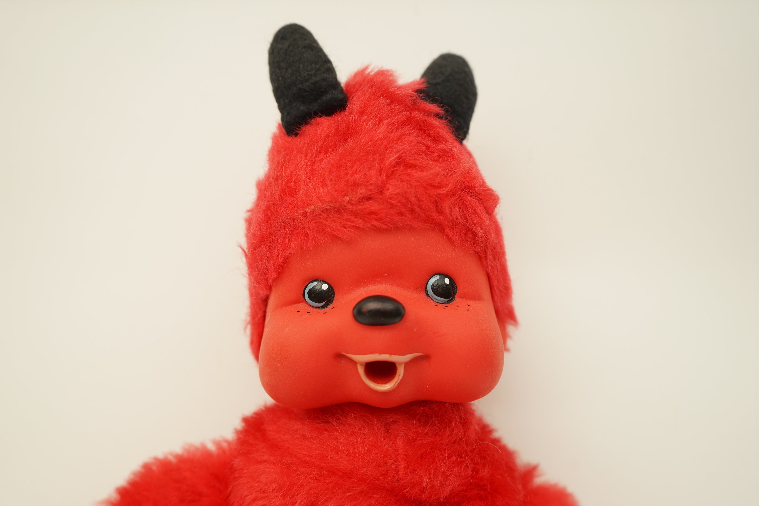 Vintage Devil Monchichi Doll / Monchhichi / 40 Cm Tall - Etsy