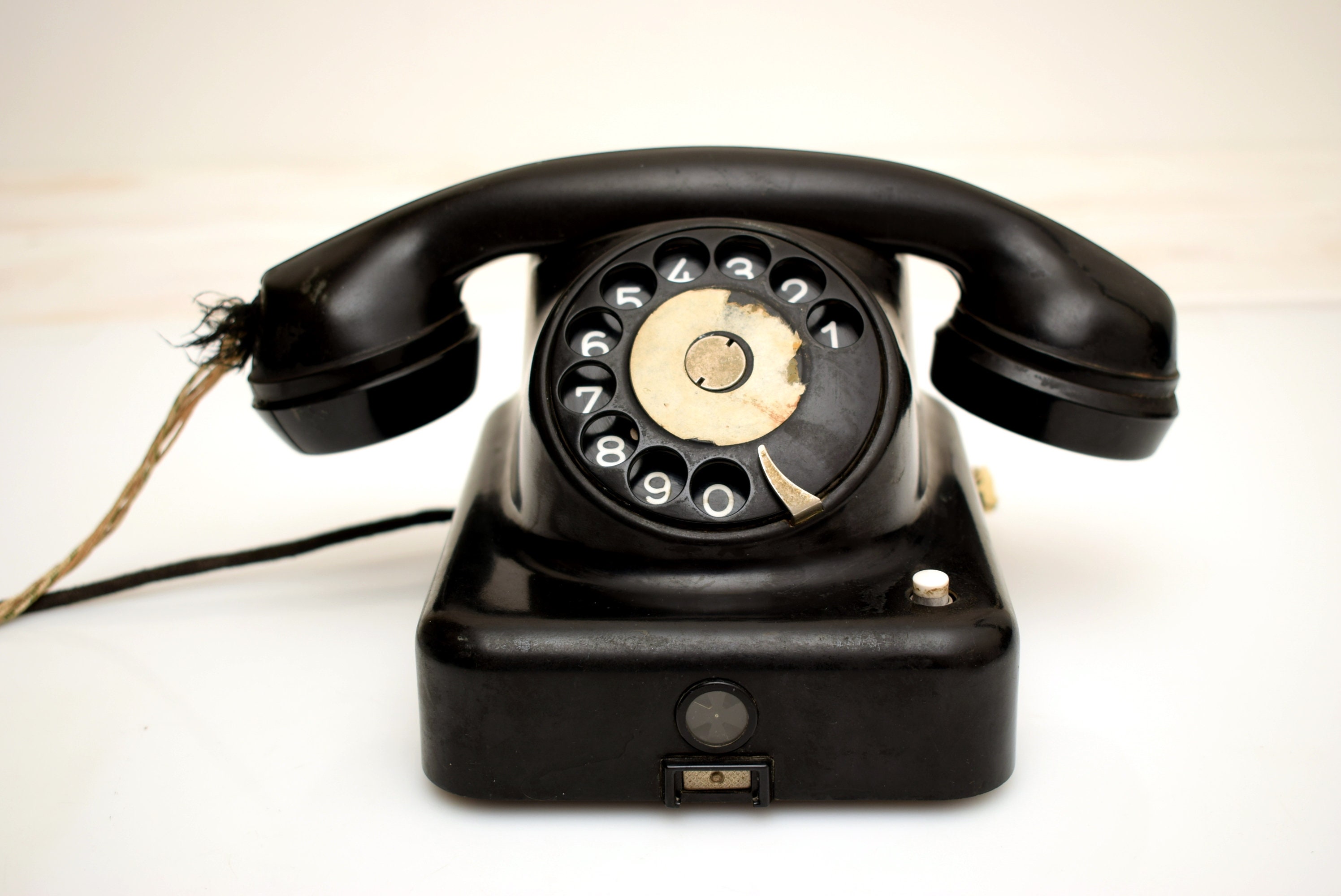 Vintage KS 1952 Bakelite Phone 50s Austria Telephone Mid Etsy