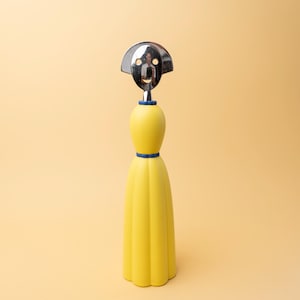 vintage 90s Alessi Anna G. Mill by Alessandro Mendini / Pepper & Salz Mill / Italy / Postmodern Design