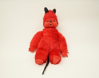 Vintage Devil Monchichi Doll / Monchhichi / 40 Cm Tall - Etsy
