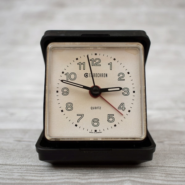 Quartz Tabletop Alarm Clock Etsy