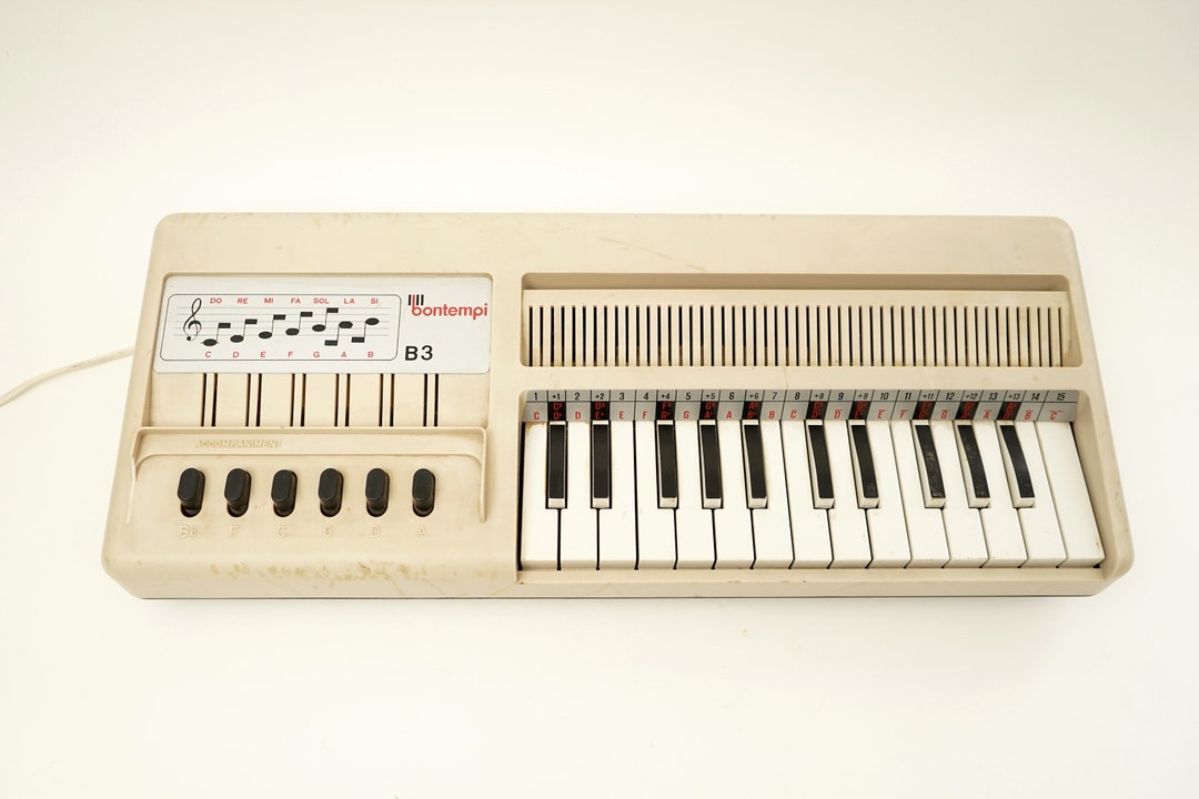 Vintage Bontempi B3 Keyboard / Italy / Work! - Etsy