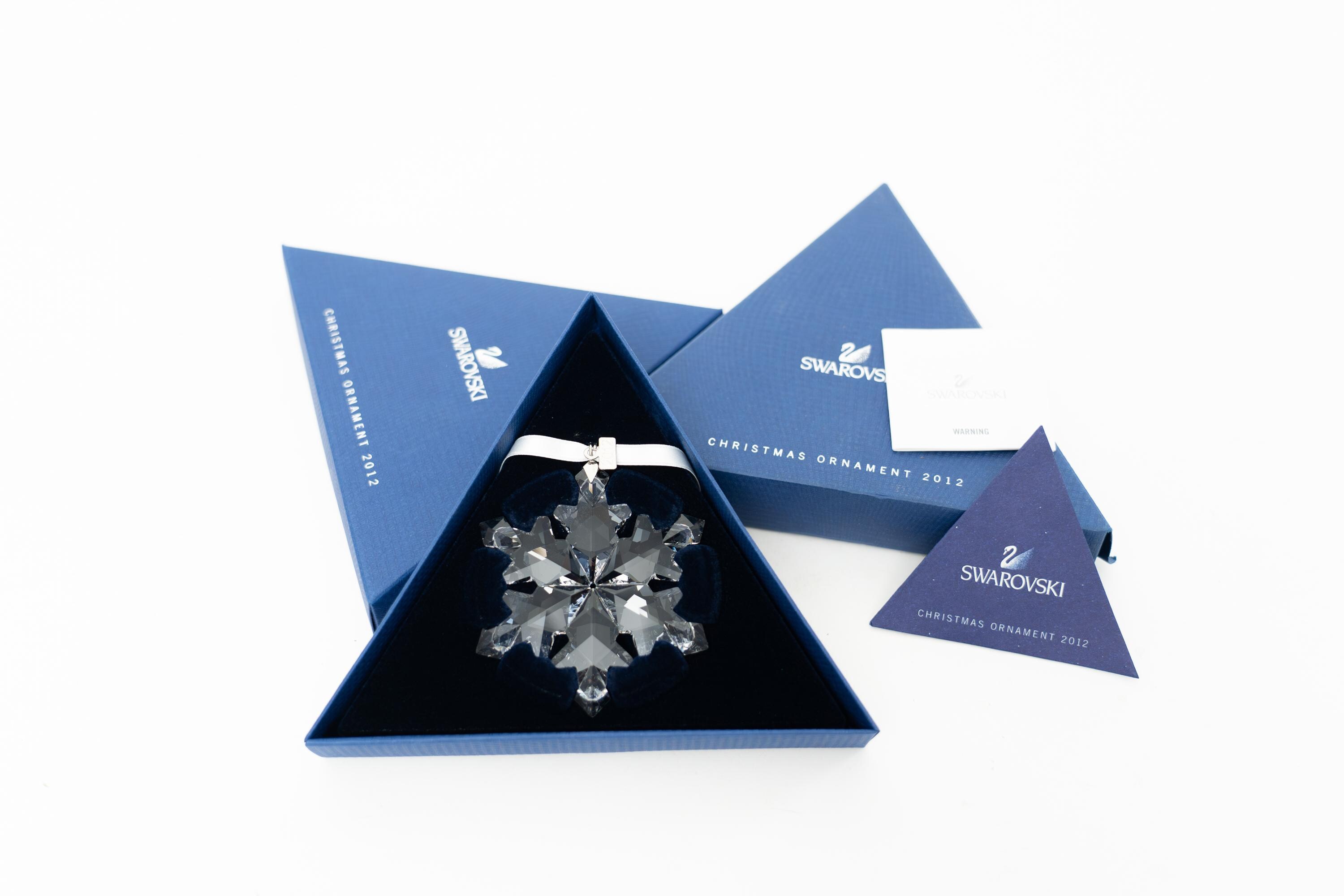 Swarovski Crystal Christmas Ornament 2012 / Tree Star Decoration