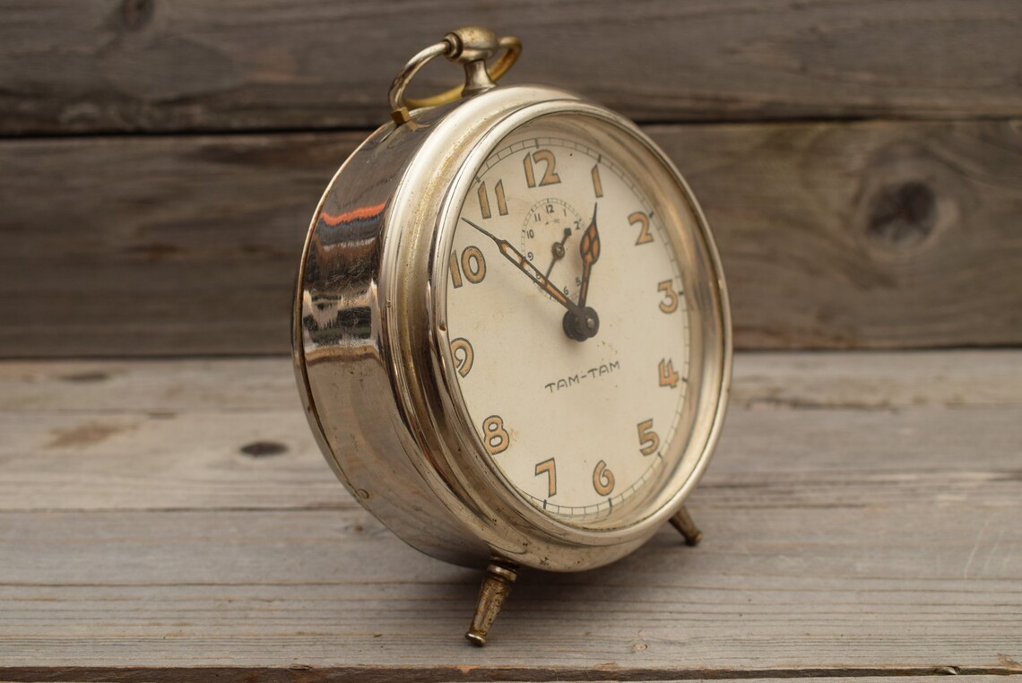 Vintage Kienzle TAM TAM Clock / Mechanical Clock / Alarm / Etsy