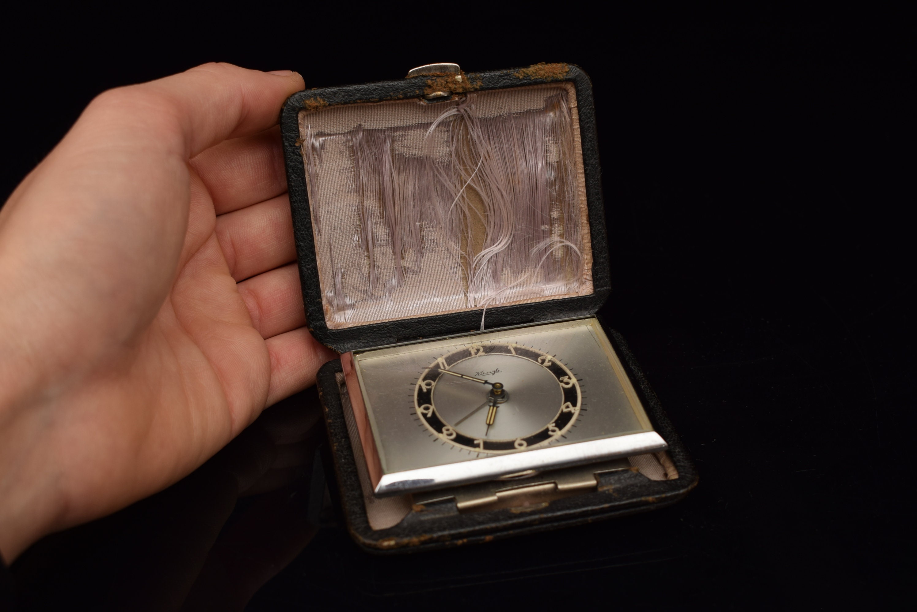 Vintage Kienzle Pocket Travel Clock / Mechanical / Vintage Etsy