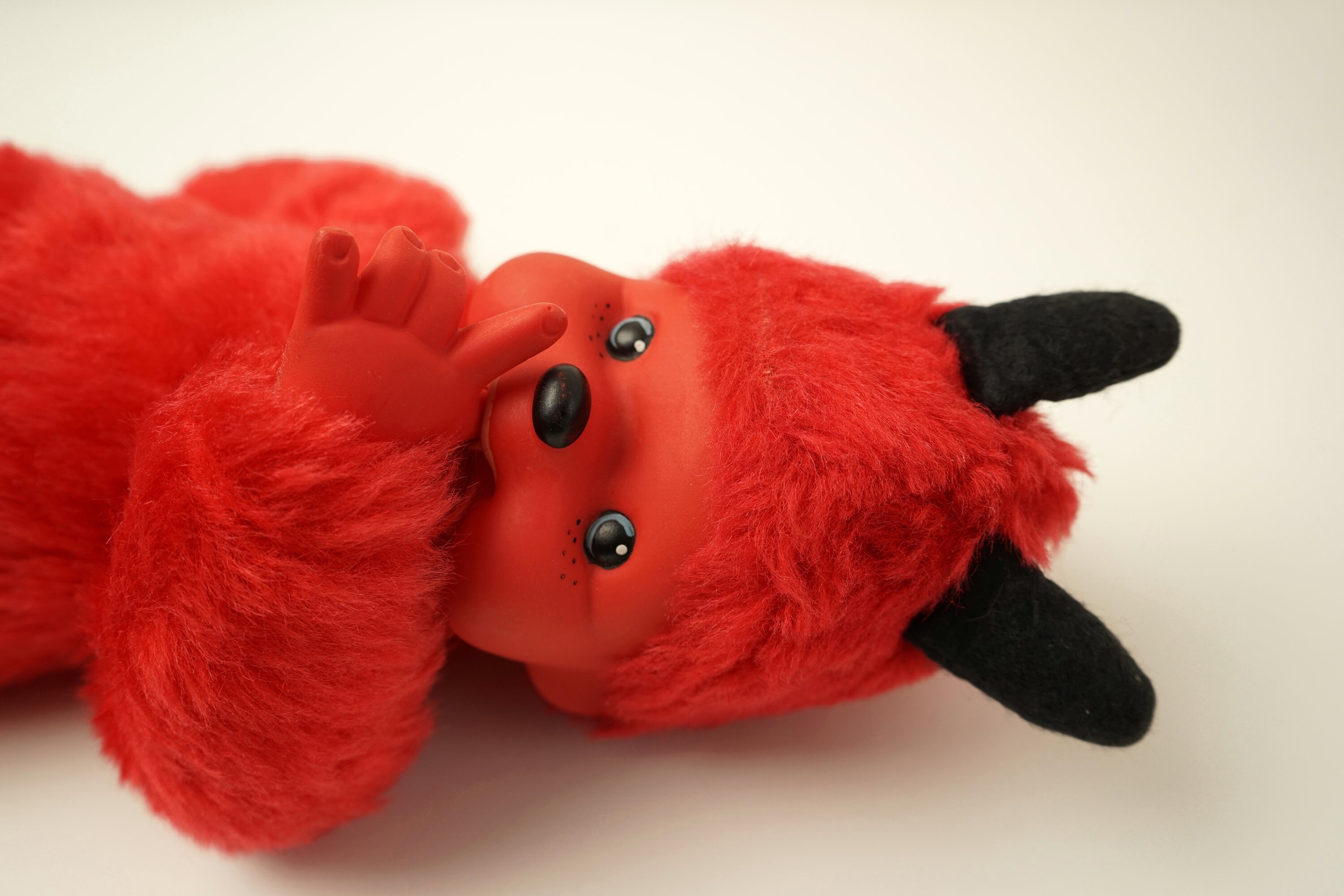 Vintage Devil Monchichi Doll / Monchhichi / 40 Cm Tall - Etsy