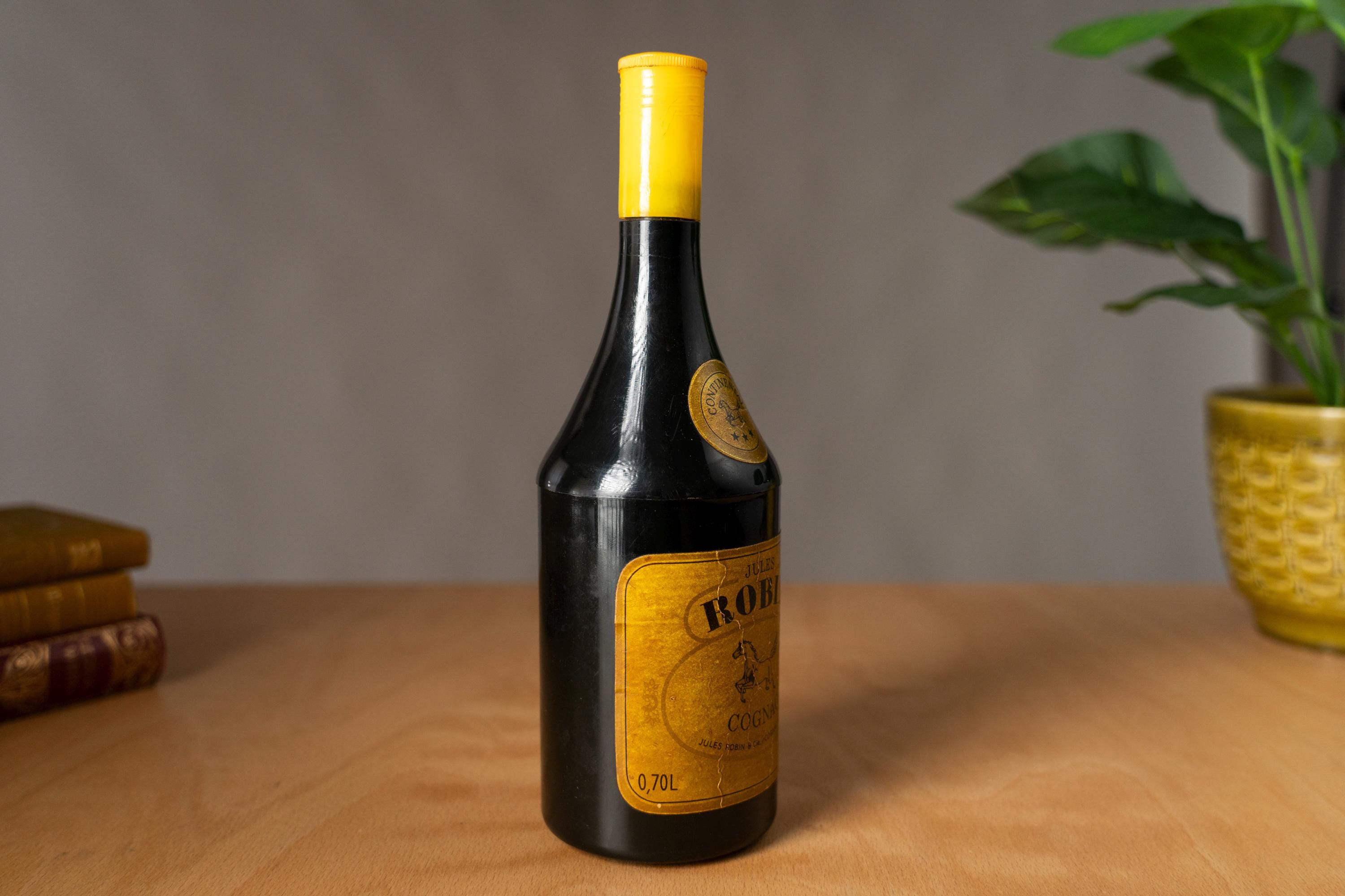 Vintage Jules Robin Cognac Plastic Bottle Cigarette Holder