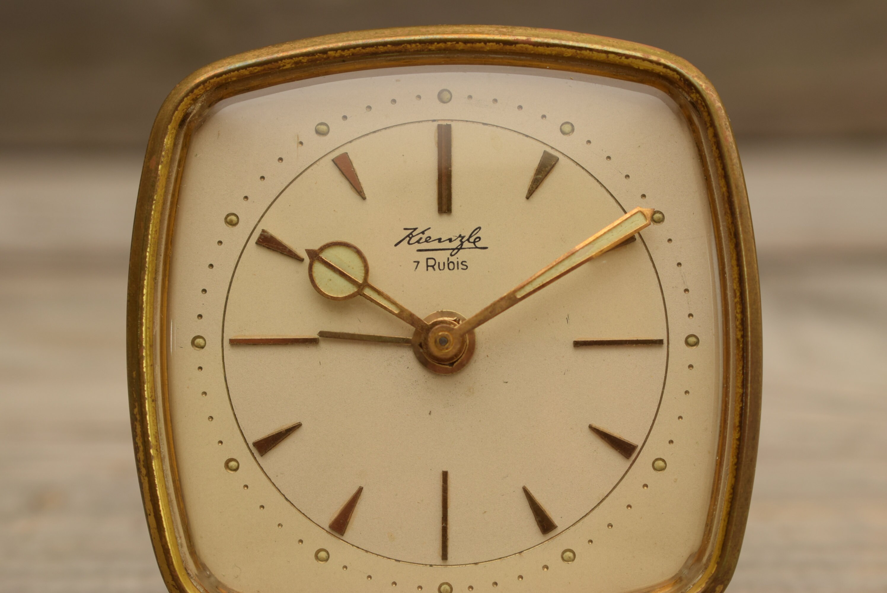 Vintage Kienzle Desk Clock / Mid Century / 7 Rubis / Etsy UK