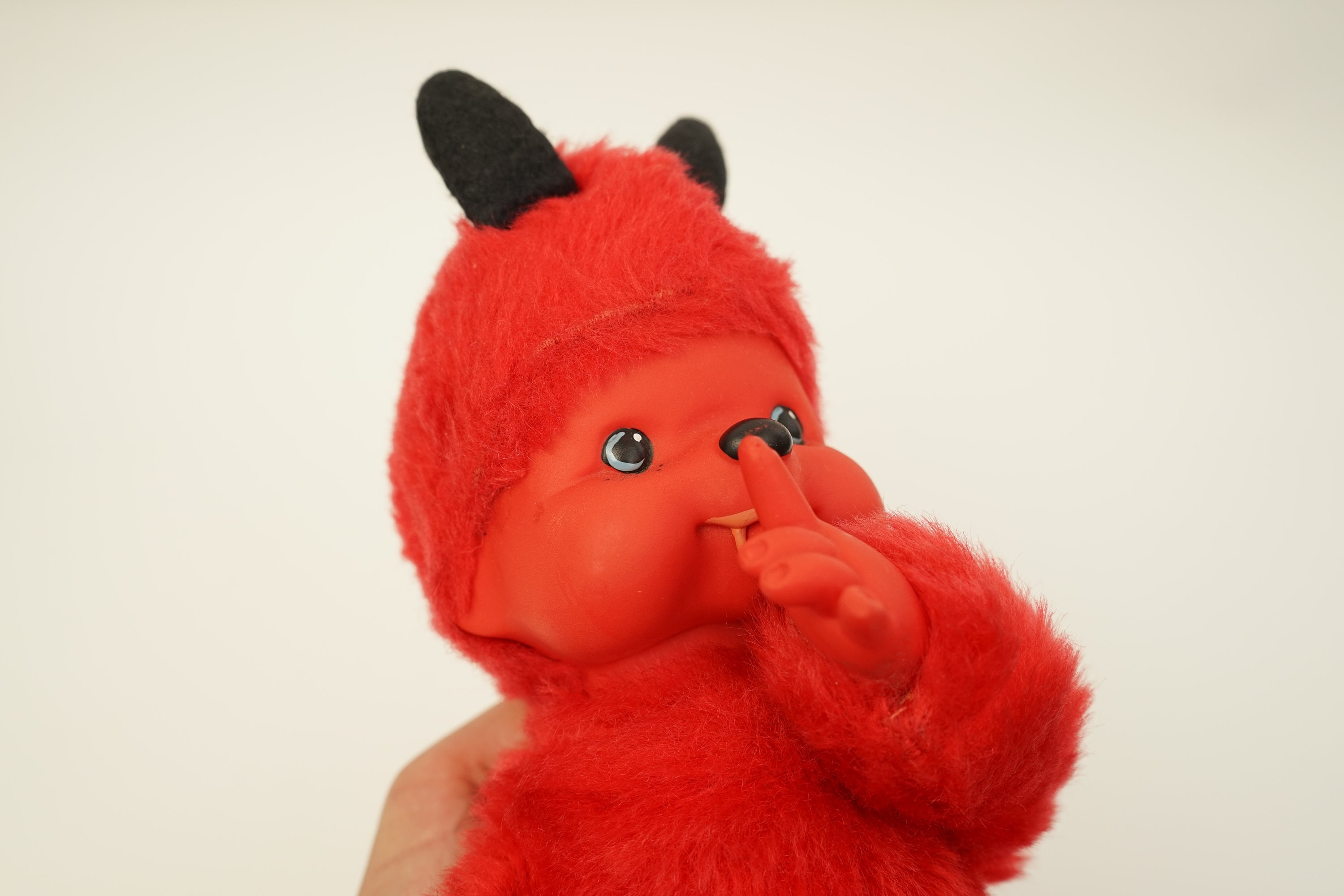 Vintage Devil Monchichi Doll / Monchhichi / 40 Cm Tall - Etsy