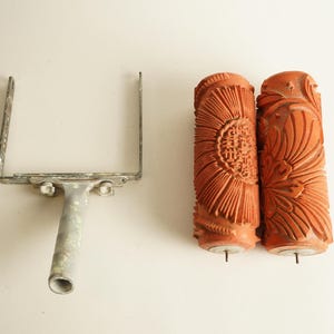 Rulli decorativi vintage / Grandi / Strumenti per stampa in gomma / Stencil per rulli creativi
