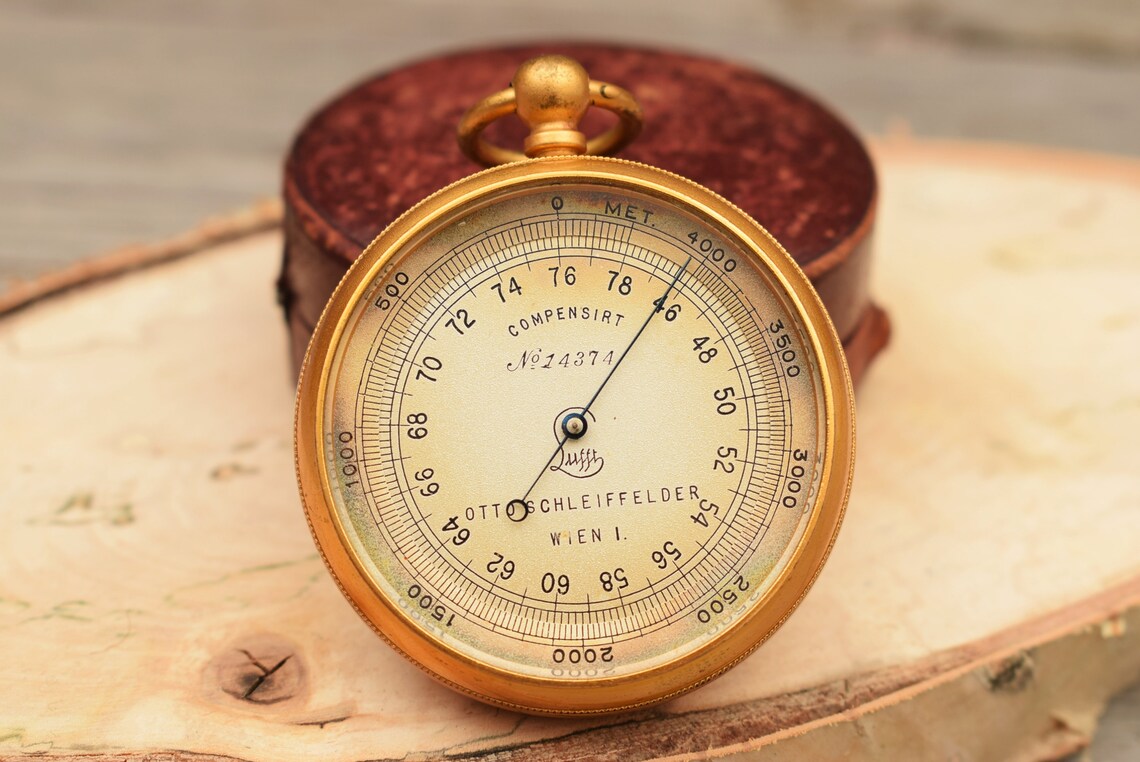 Vintage Lufft Pocket Altimeter / Compensirt / Nr. 14374 / Otto Etsy