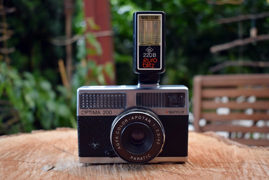 Vintage Agfa Optima 200 Sensor Film Camera / Agfa Color Apotar Etsy
