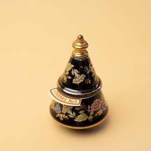 vintage Small Greek Solid Perfume Pot / Bardaco