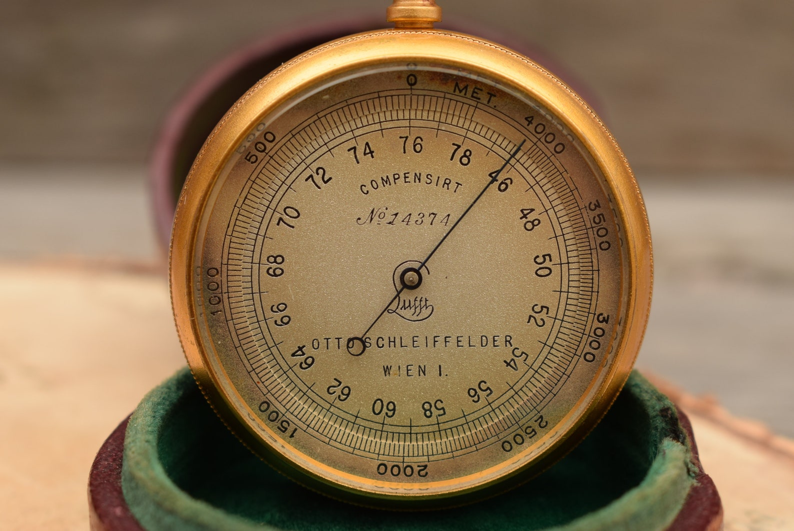 Vintage Lufft Pocket Altimeter / Compensirt / Nr. 14374 / Otto Etsy