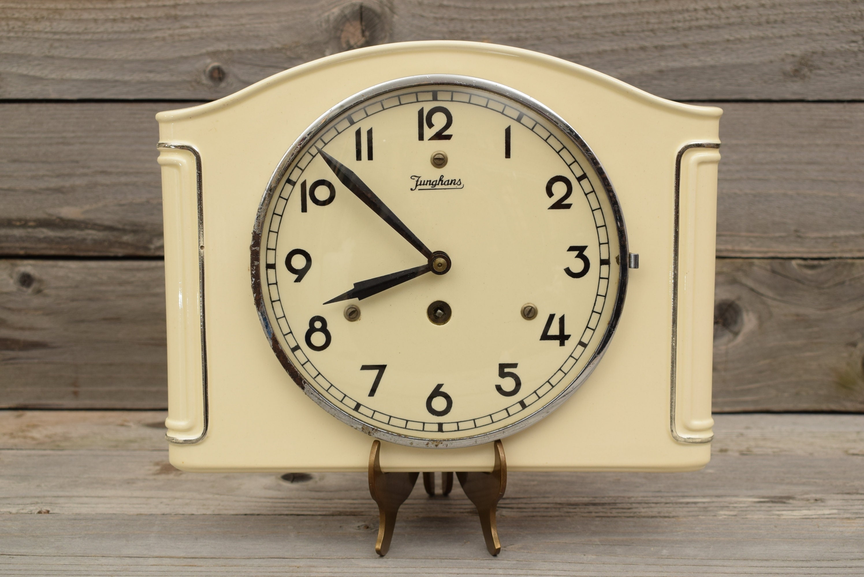 Antique JUNGHANS Wall Clock / Ceramic / Vintage / Kitchen Etsy