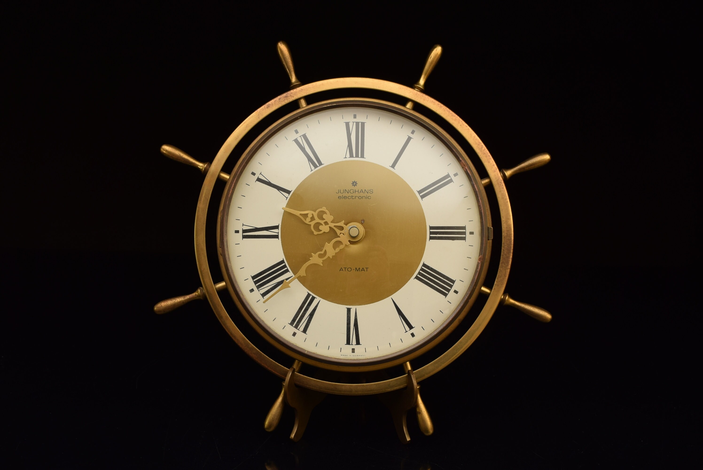 Vintage Junghans Ship Wheel Wall Clock / German Wall Clock / Etsy