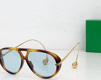Bottega BV1273S Drop Sunglasses –  Aviator Shades, Luxury Designer Eyewear with UV400 Protection