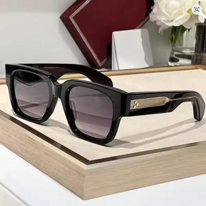JMM Sunglasses - Enzo - Black, White, Brown/Blue - Black/Black - Clear/Light Blue - Grey/ Blue - Pink/Light Blue