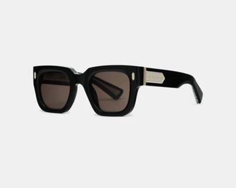 Mulholland -  Sunglasses Square Frame Lenses Made in Japan Luxury Designer Eyewear 50mm
