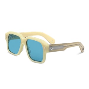 JMM Sunglasses - Donato -Yellow/Blue - Size: eye 55mm / bridge 18mm /temple 146mm