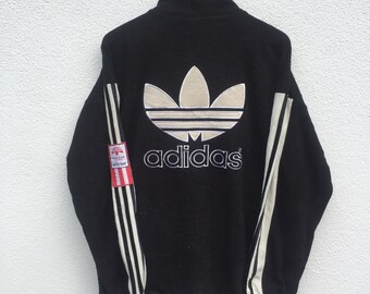 ADIDAS Vintage adidas großes Logo Fullzipper Jacke schönes ADIDAS Vintage adidas großes Logo Fullzipper Jacke schönes