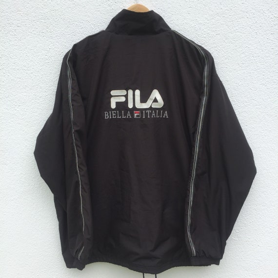 FILA vintage fila big logo full zipper jacket nice design | Etsy