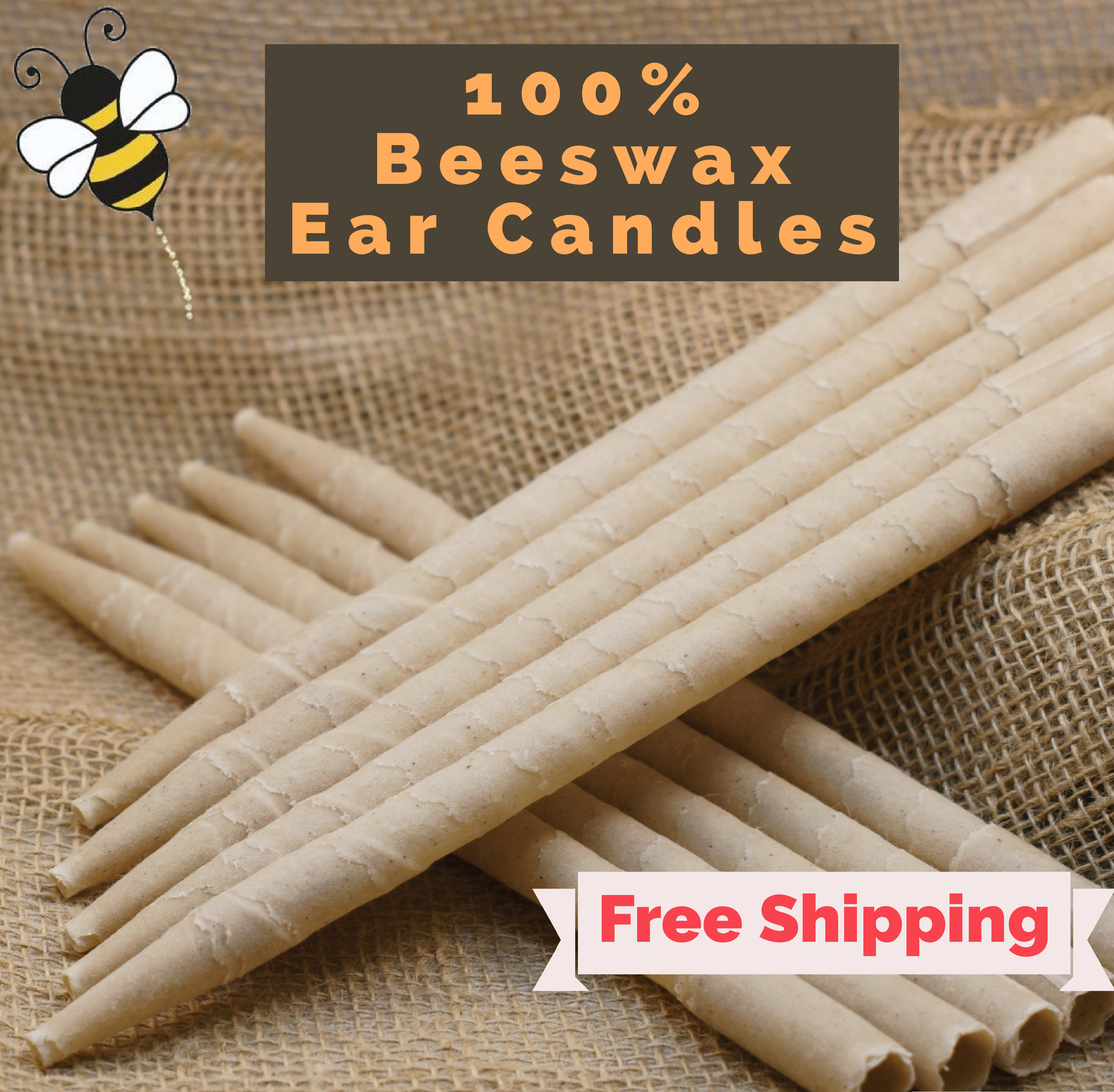 Ear Candles 10pk Beeswax All Natural No Additives Made in Etsy