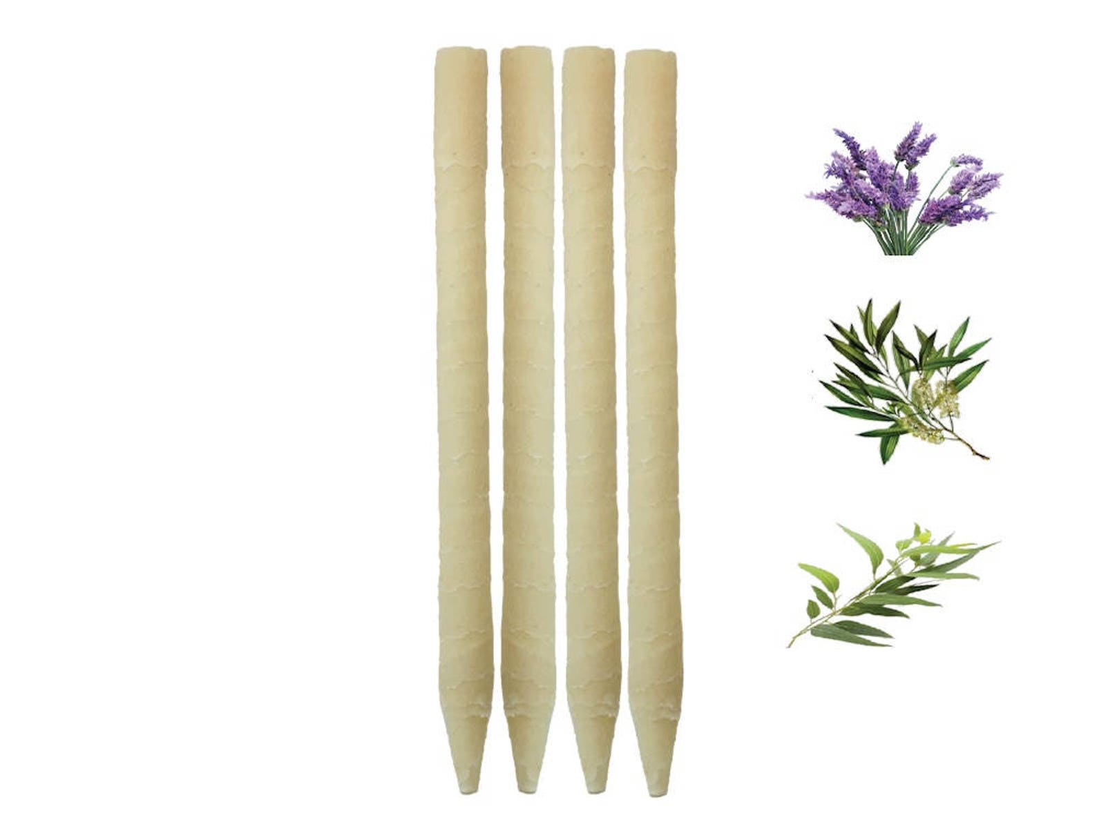 Herbal Ear Candles Infused w/Lavender Eucalyptus & Tea Tree Etsy