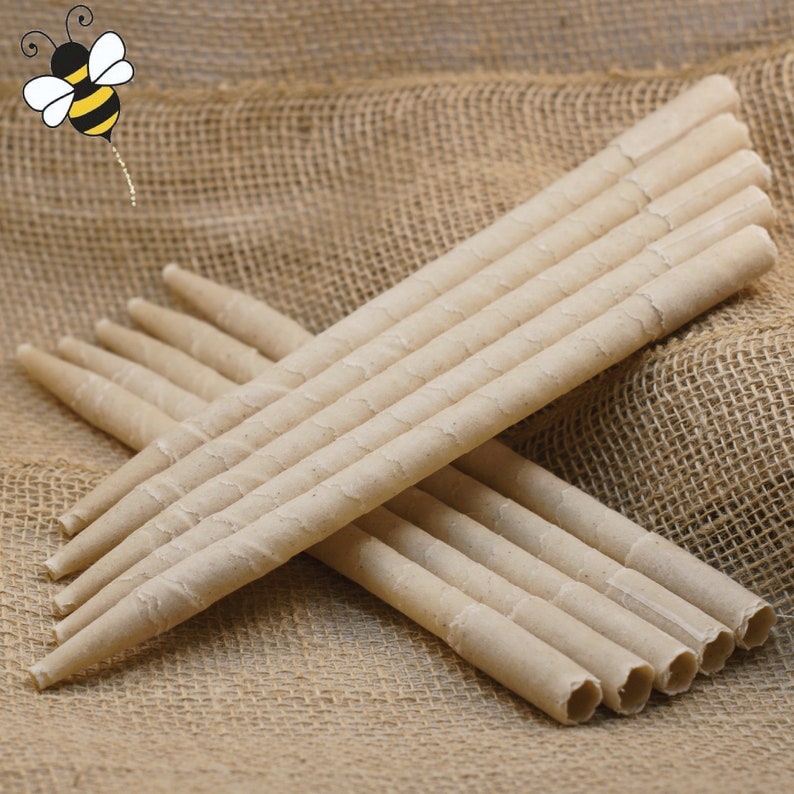 Ear Candles 10pk Beeswax All Natural No Additives Made in Etsy