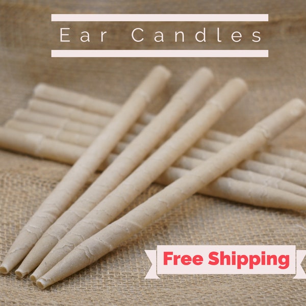 Ear Candles - Paraffin Wax Cones for Ear Candling - Made in the USA