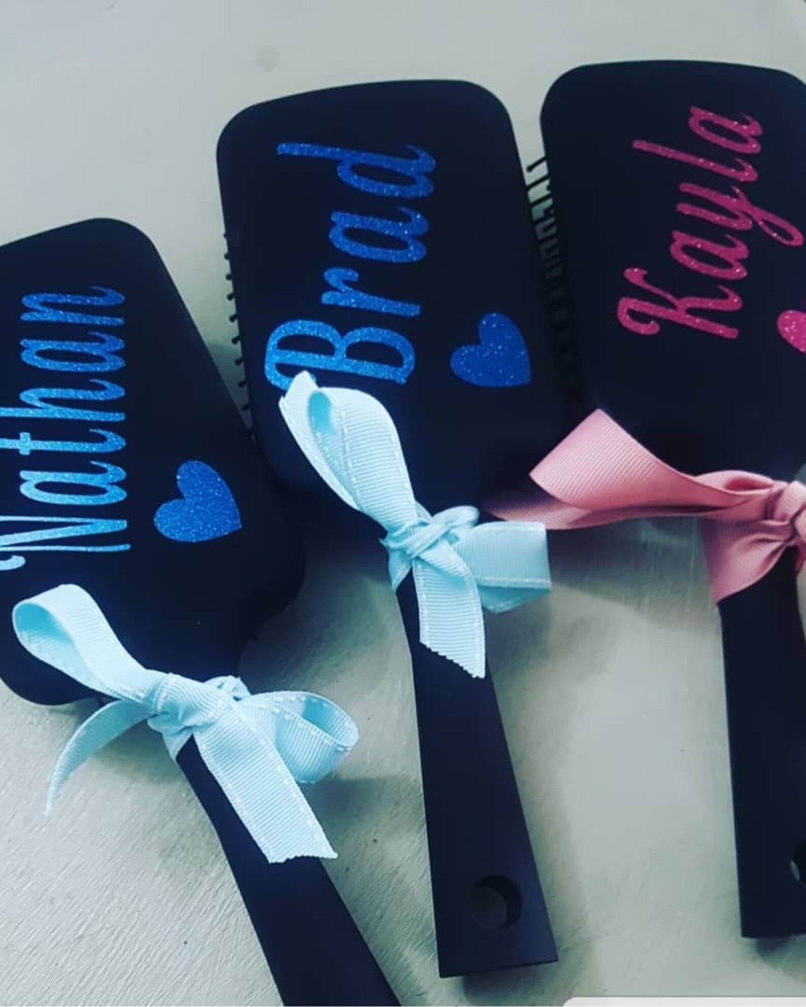 Personalised Hair Brushes Etsy