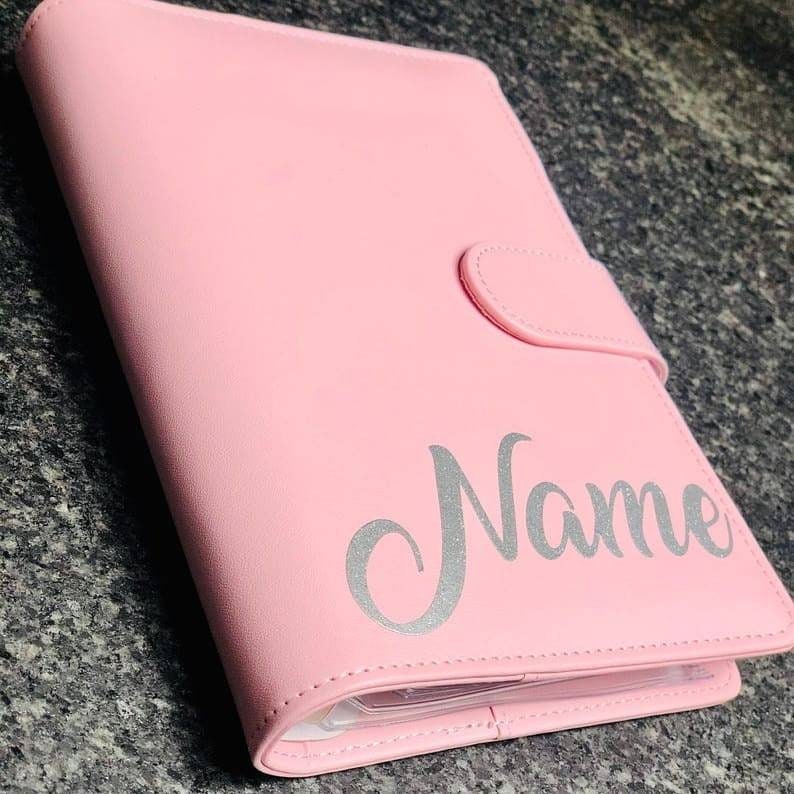 Personalised Ring Binder Money Wallets Etsy