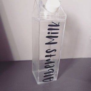 Personalised milk carton