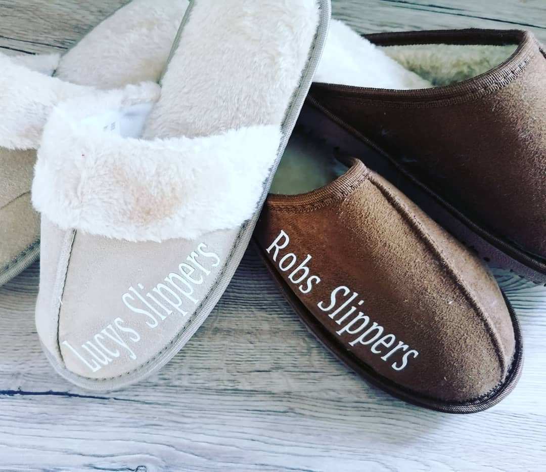 Men's Personalised Slippers Etsy UK
