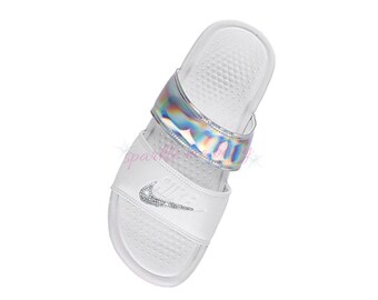 nike benassi duo white