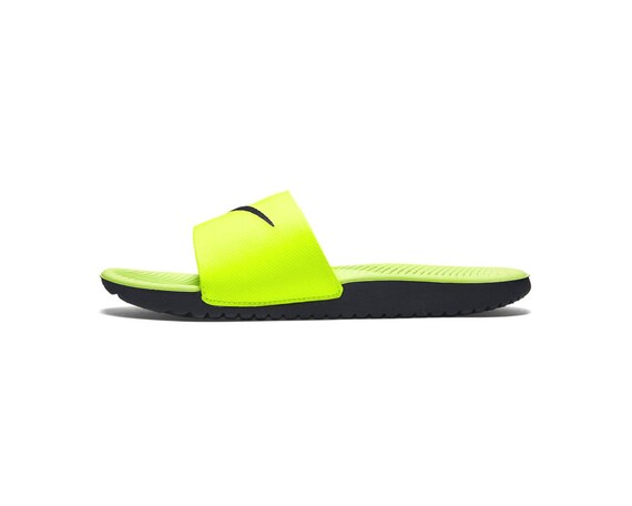 nike slides yellow