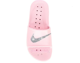 pink nike sandals womens