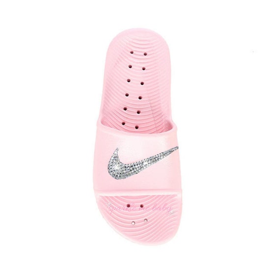 nike kawa pink slides