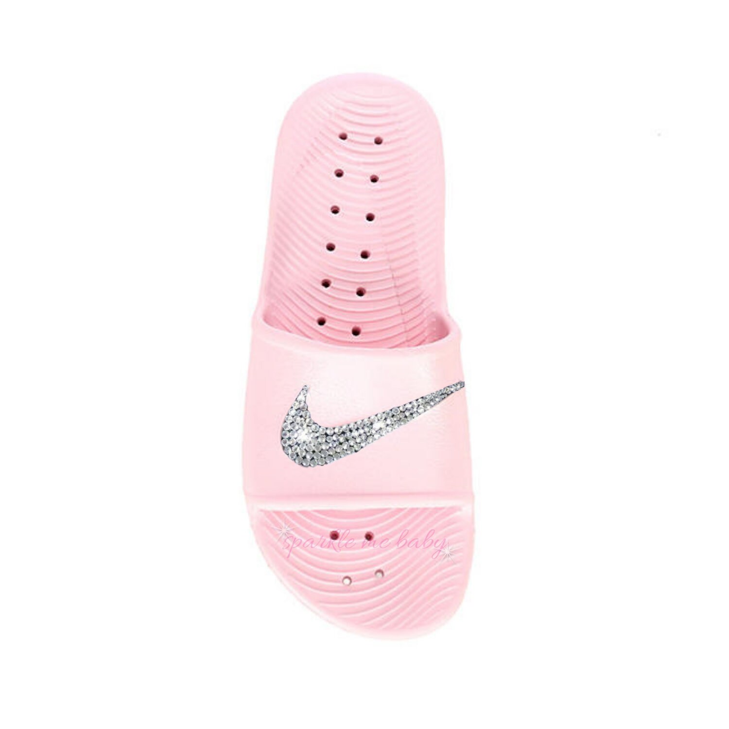 nike kawa slide women's pink