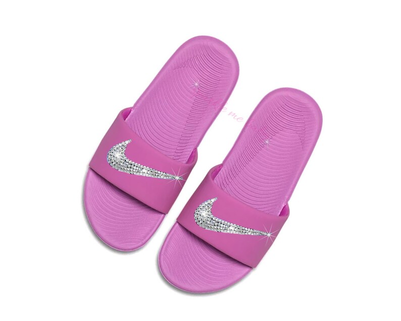 nike kawa sliders pink