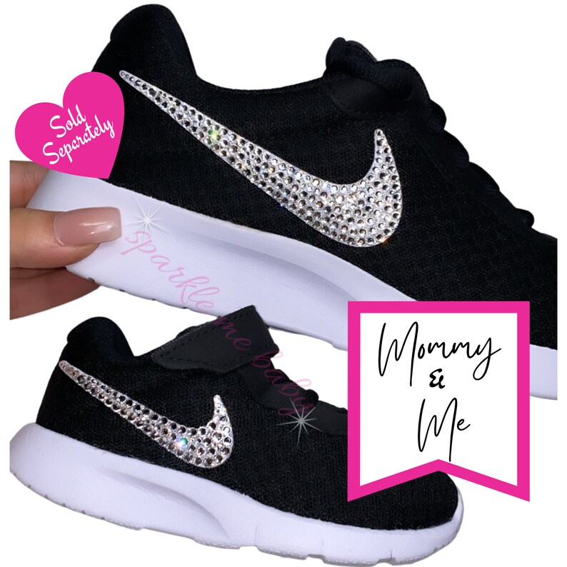 nike tanjun womens black white