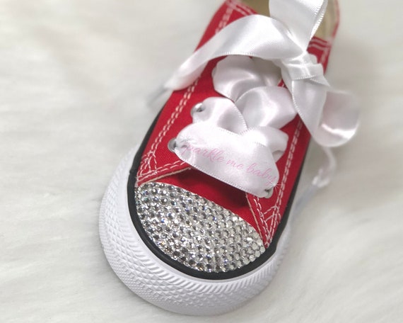 girls swarovski converse