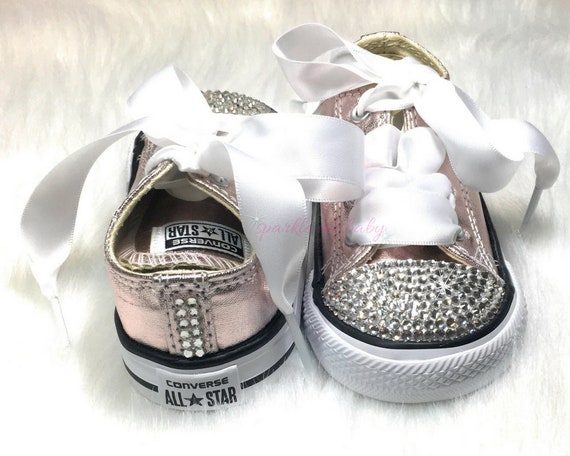 girls swarovski converse