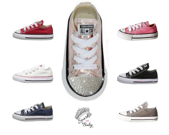 bling baby converse