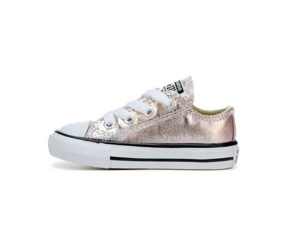 importante eterno Estresante Converse Oro Rosa Chicas Crystal Converse Zapatos Walker - Etsy México