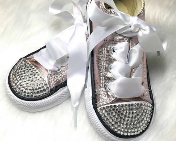 girls swarovski converse