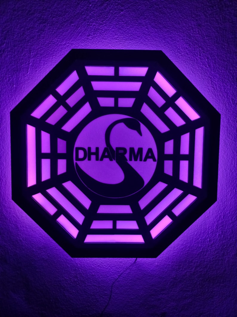 Lost Dharma Initiative Swan Station Led Wall Decoration image 4