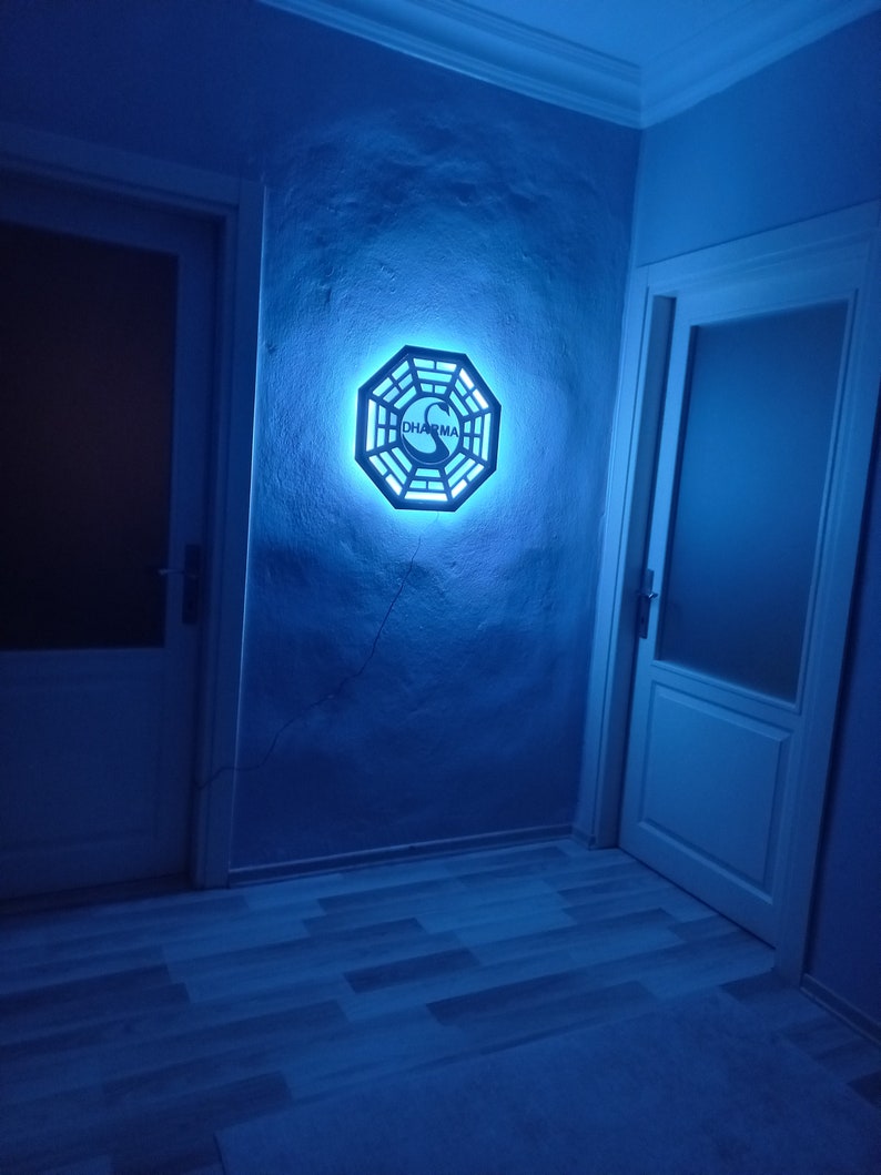 Lost Dharma Initiative Swan Station Led Wall Decoration image 3