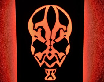 Darth Maul Star wars Led Lights Wall Decoration